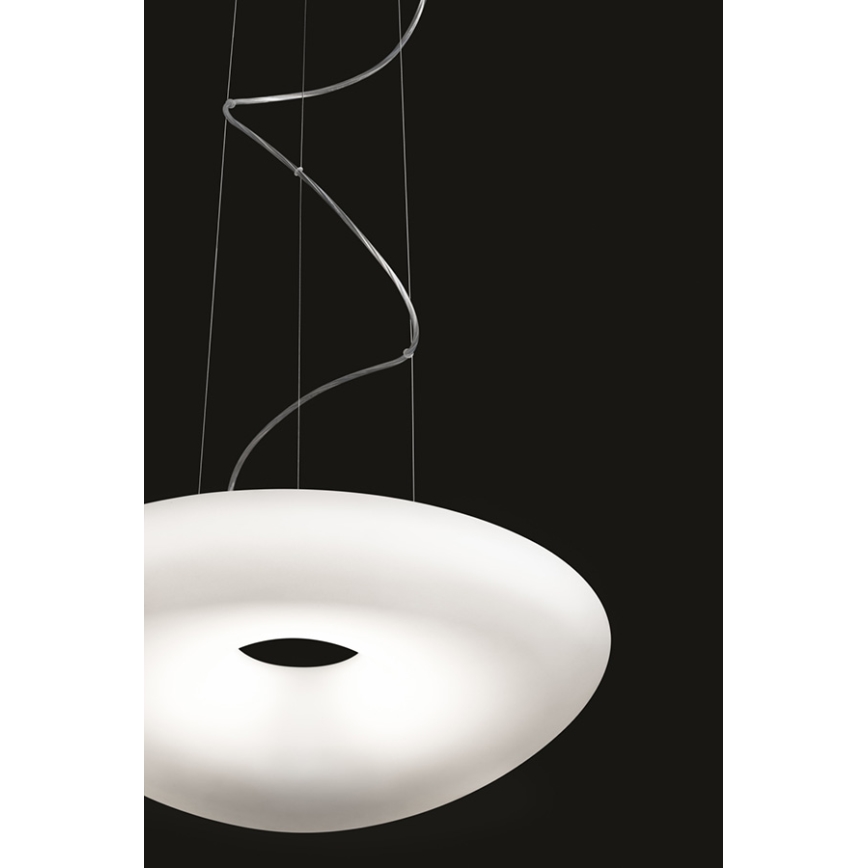 Linea Light 8005 - LED ljusreglerad ljuskrona på textilsladd MR. MAGOO LED/23W/230V diameter 52 cm