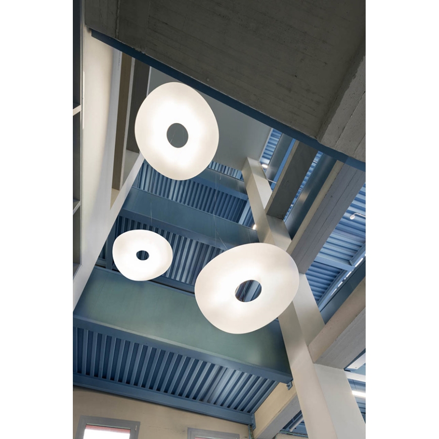 Linea Light 8005 - LED ljusreglerad ljuskrona på textilsladd MR. MAGOO LED/23W/230V diameter 52 cm