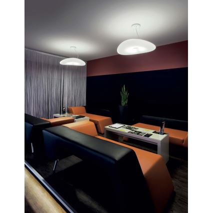 Linea Light 8005 - LED ljusreglerad ljuskrona på textilsladd MR. MAGOO LED/23W/230V diameter 52 cm