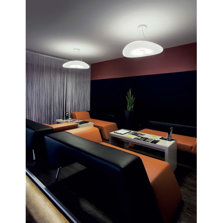 Linea Light 8005 - LED ljusreglerad ljuskrona på textilsladd MR. MAGOO LED/23W/230V diameter 52 cm