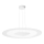 Linea Light 90349 - LED ljuskrona med textilsladd ANTIGUA LED/46W/230V 80,8 cm CRI 90 vit