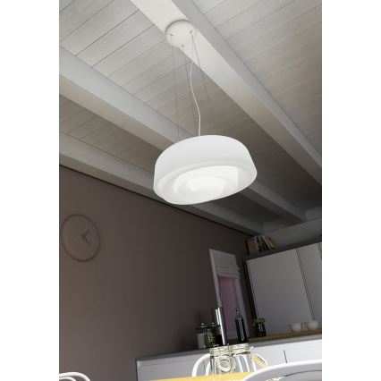 Linebelysning 7655 - Ljuskrona med snöre ROSE 2xE27/46W/230V