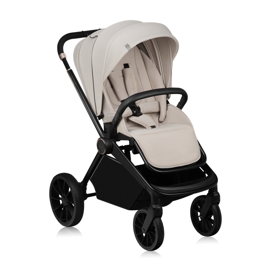 Lionelo - 3-i-1 kombinationsvagn MIKA PLUS Beige Sand