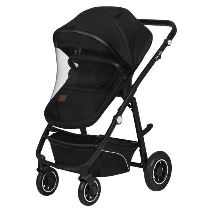 Lionelo - 3-i-1-kombivagn BIANKA Svart Onyx