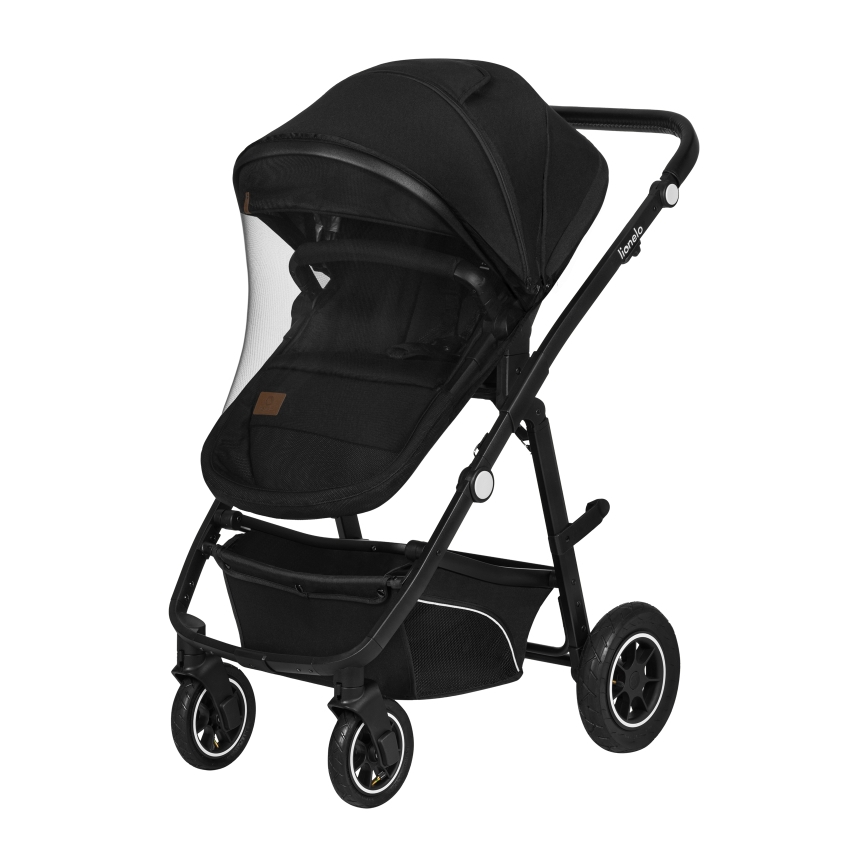 Lionelo - 3-i-1-kombivagn BIANKA Svart Onyx