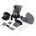Lionelo - 3-i-1 kombivagn MIKA PLUS Grey Stone