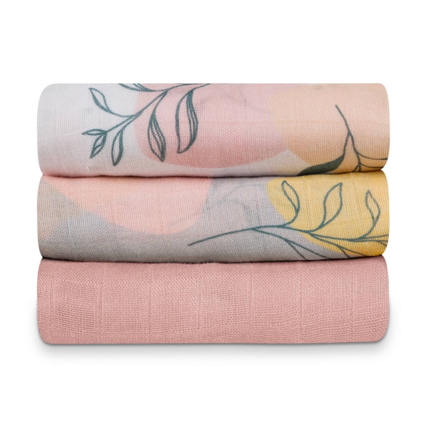 Lionelo - 3-pack bambufiltar 70x70 cm Leaf