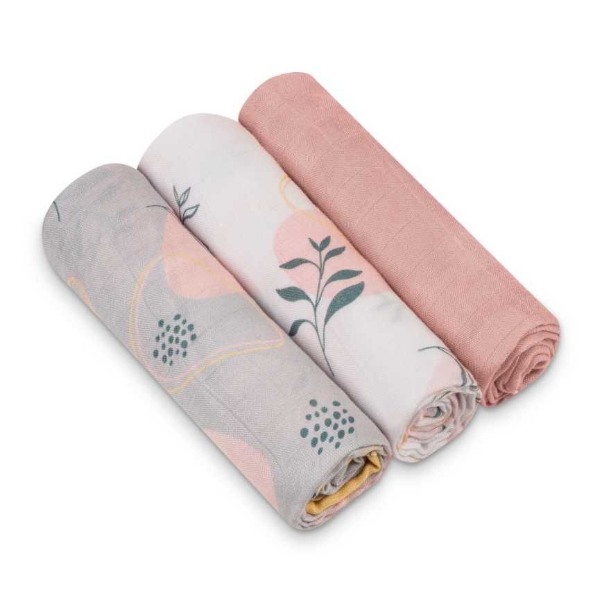 Lionelo - 3-pack bambufiltar 70x70 cm Leaf