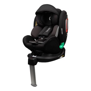 Lionelo - ANTOON PLUS i-Size vridbar bilbarnstol med bas 40-105 cm Svart Onyx
