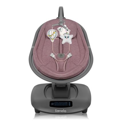 Lionelo - Babygunga med melodi BLOSSOM Pink Mauve + fjärrkontroll