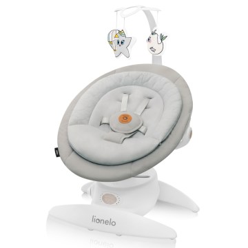 Lionelo - Babygunga med melodi MELL Beige Sand 4xAA + fjärrkontroll