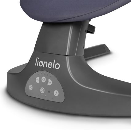 Lionelo - Babygunga med melodi RALF 4xAA Grey Concrete + fjärrkontroll