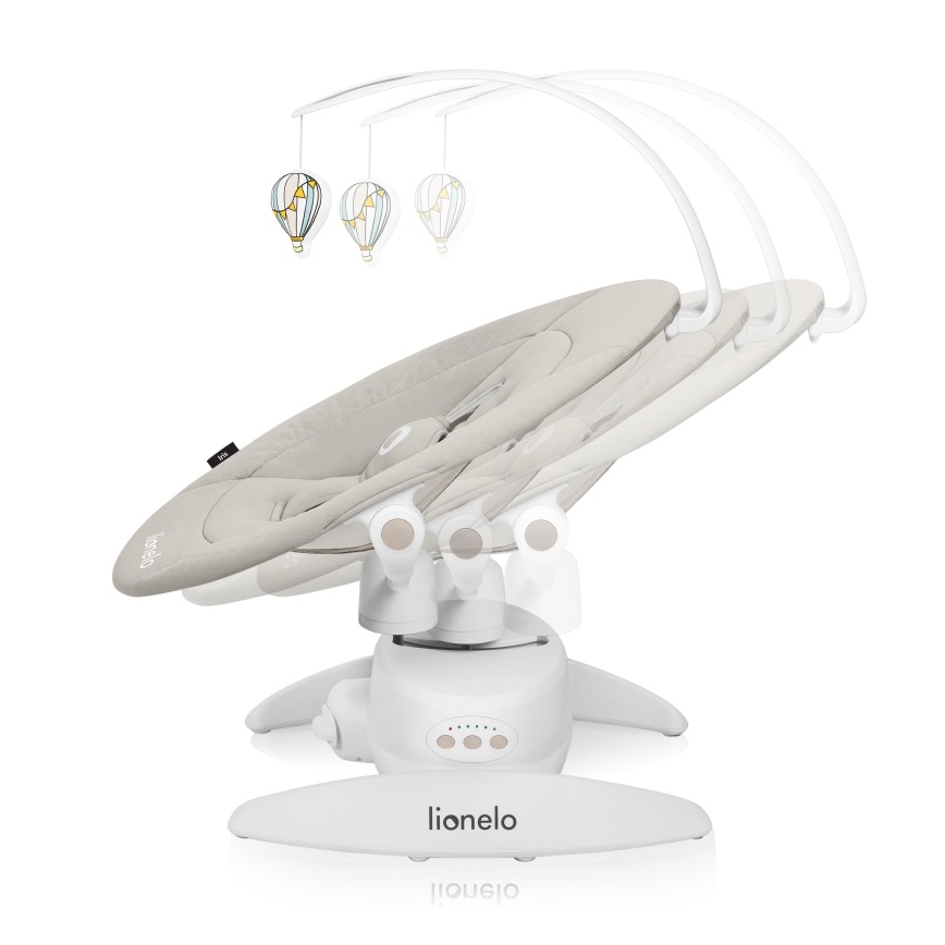 Lionelo - Babygunga med musik IRIS 4xAA Beige Sand