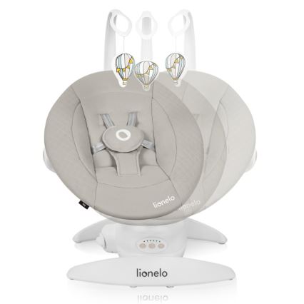 Lionelo - Babygunga med musik IRIS 4xAA Beige Sand