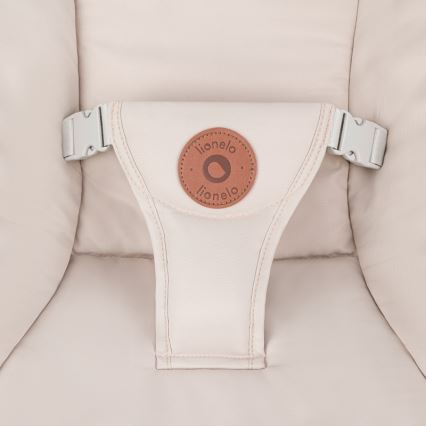 Lionelo - Babygunga med musik OLIVIA Beige Natural + fjärrkontroll