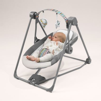 Lionelo - Babygunga OTTO 4xLR14 Cozy Grey