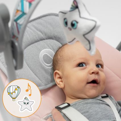 Lionelo - Babygunga OTTO 4xLR14 Pink Baby
