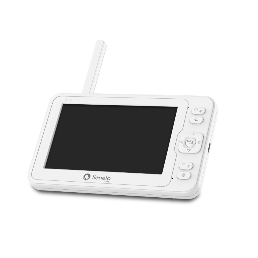Lionelo - Babymonitor med skärm BABYLINE 6.2 5V 3600 mAh