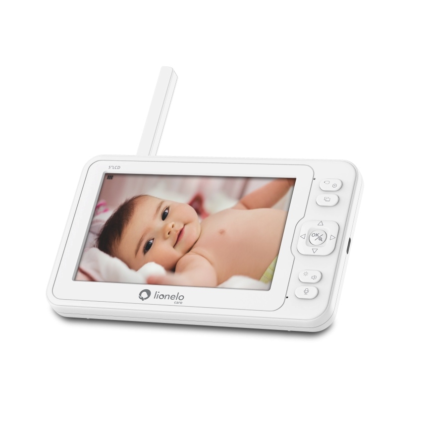 Lionelo - Babymonitor med skärm BABYLINE 6.2 5V 3600 mAh