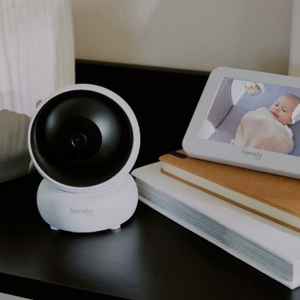 Lionelo - Babymonitor med skärm BABYLINE 8.3 5V 3600 mAh
