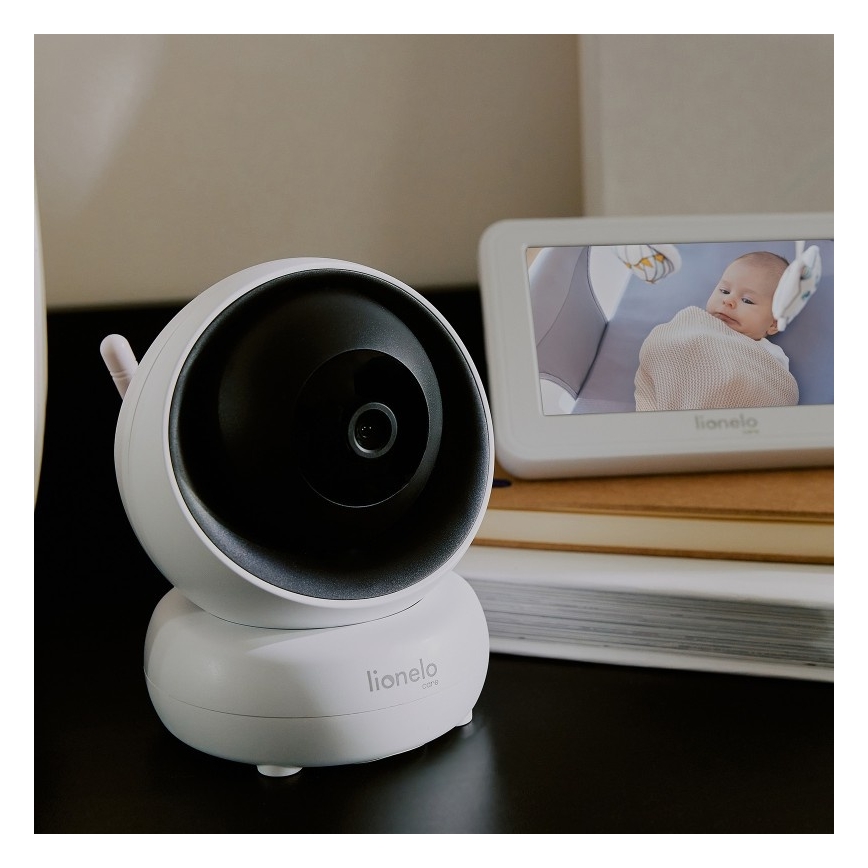 Lionelo - Babymonitor med skärm BABYLINE 8.3 5V 3600 mAh