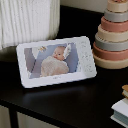 Lionelo - Babymonitor med skärm BABYLINE 8.3 5V 3600 mAh