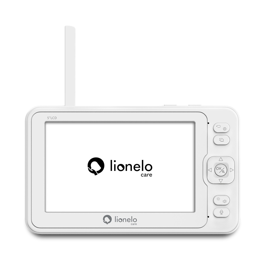 Lionelo - Babymonitor med skärm BABYLINE 8.3 5V 3600 mAh