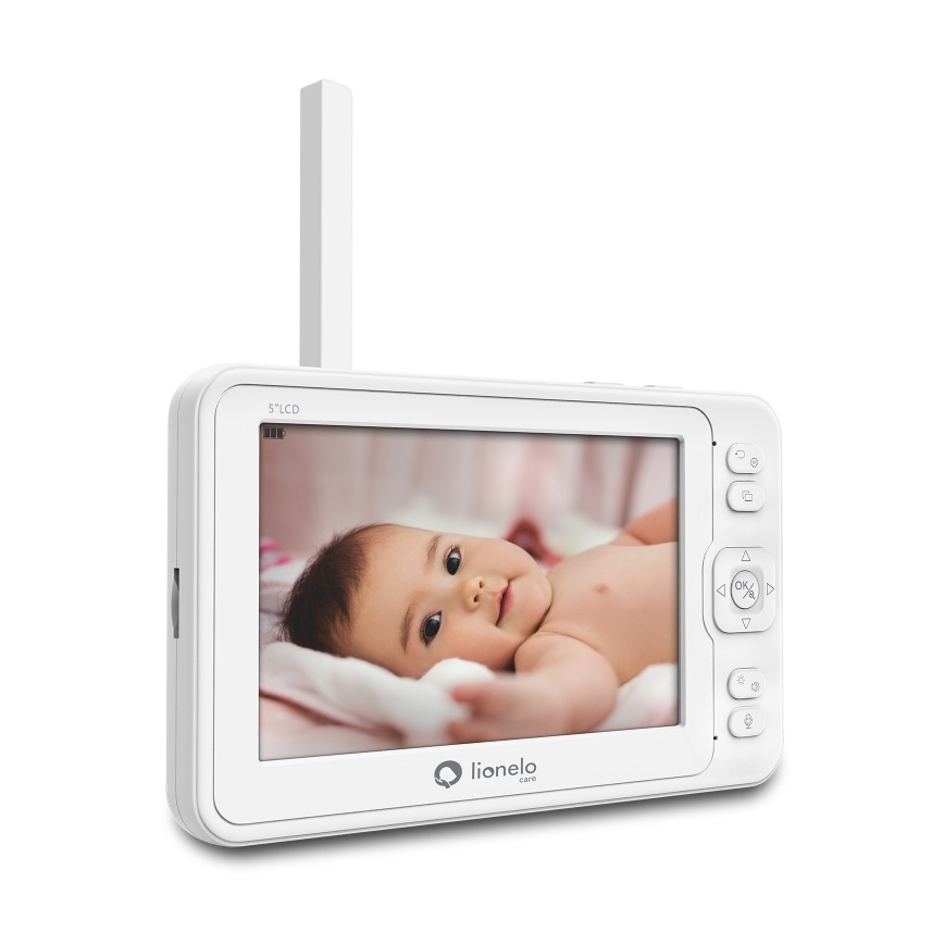 Lionelo - Babymonitor med skärm BABYLINE 8.3 5V 3600 mAh
