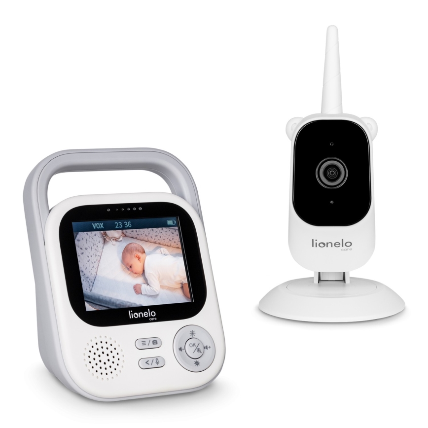 Lionelo - Babyvakt med monitor BABYLINE 3.2 5V 2600 mAh