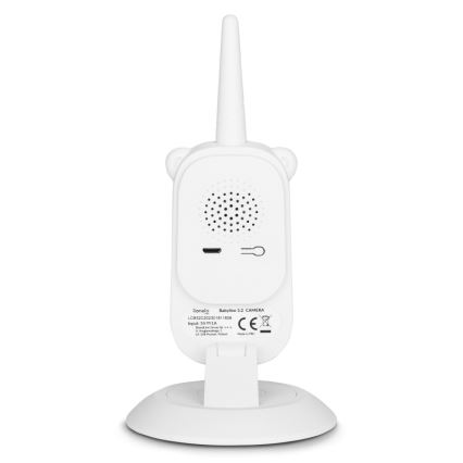 Lionelo - Babyvakt med monitor BABYLINE 3.2 5V 2600 mAh