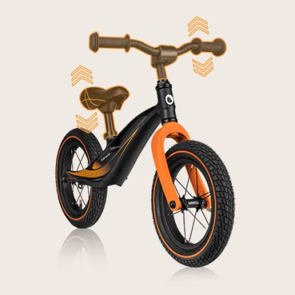 Lionelo - Balanscykel BART AIR svart/orange