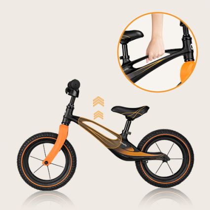 Lionelo - Balanscykel BART AIR svart/orange