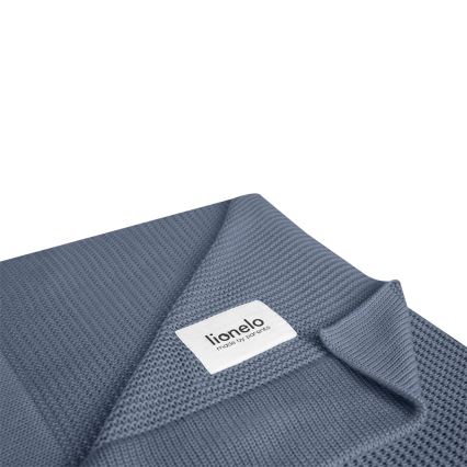 Lionelo - Bambufilt BAMBOO BLANKET 75x100 cm Blå