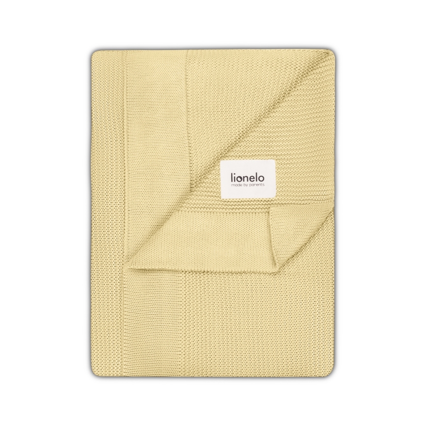 Lionelo - bambufilt BAMBOO BLANKET 75x100 cm citrongul