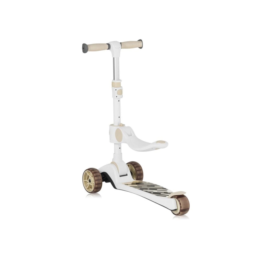 Lionelo - Barn sparkcykel 2i1 FRANKY vit/beige