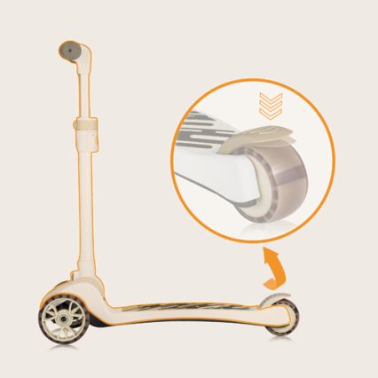 Lionelo - Barn sparkcykel 2i1 FRANKY vit/beige