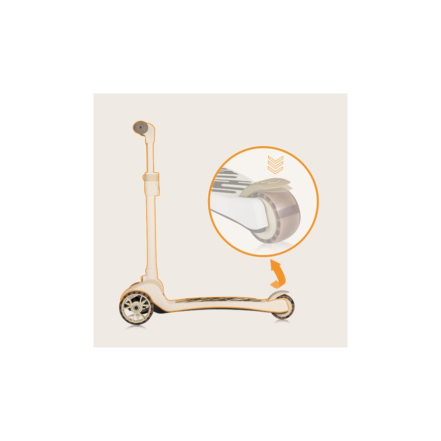 Lionelo - Barn sparkcykel 2i1 FRANKY vit/beige
