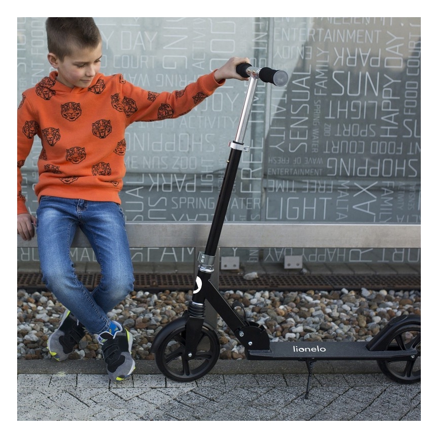 Lionelo - Barn sparkcykel LUCA svart