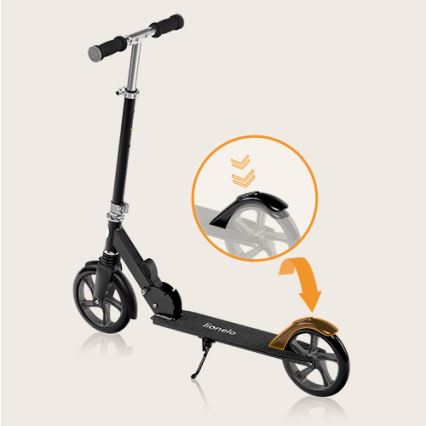 Lionelo - Barn sparkcykel LUCA svart