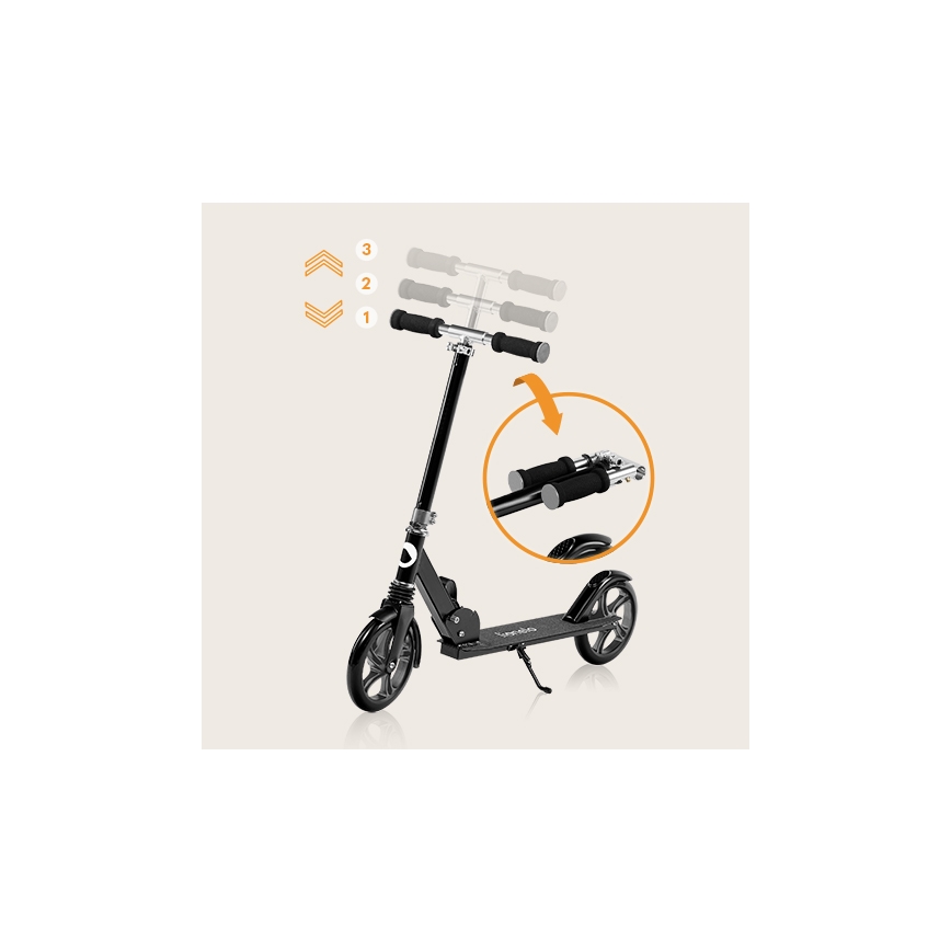 Lionelo - Barn sparkcykel LUCA svart