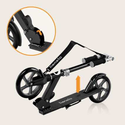 Lionelo - Barn sparkcykel LUCA svart