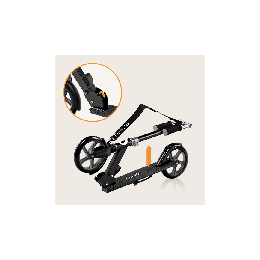 Lionelo - Barn sparkcykel LUCA svart