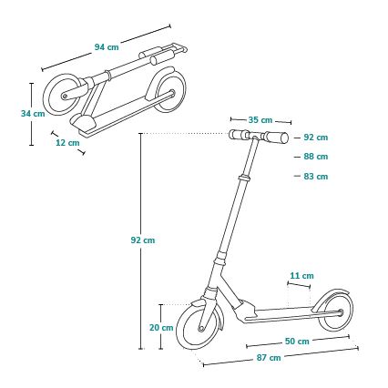Lionelo - Barn sparkcykel LUCA svart
