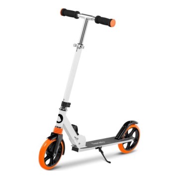 Lionelo - Barn sparkcykel LUCA vit/orange