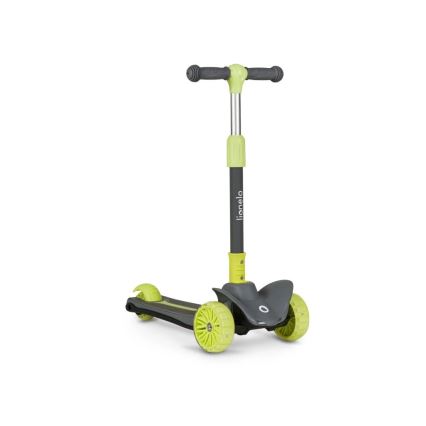 Lionelo - Barn sparkcykel TIMMY 3xAA grön/grå