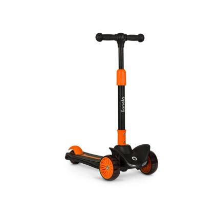 Lionelo - Barn sparkcykel TIMMY 3xAA orange/svart