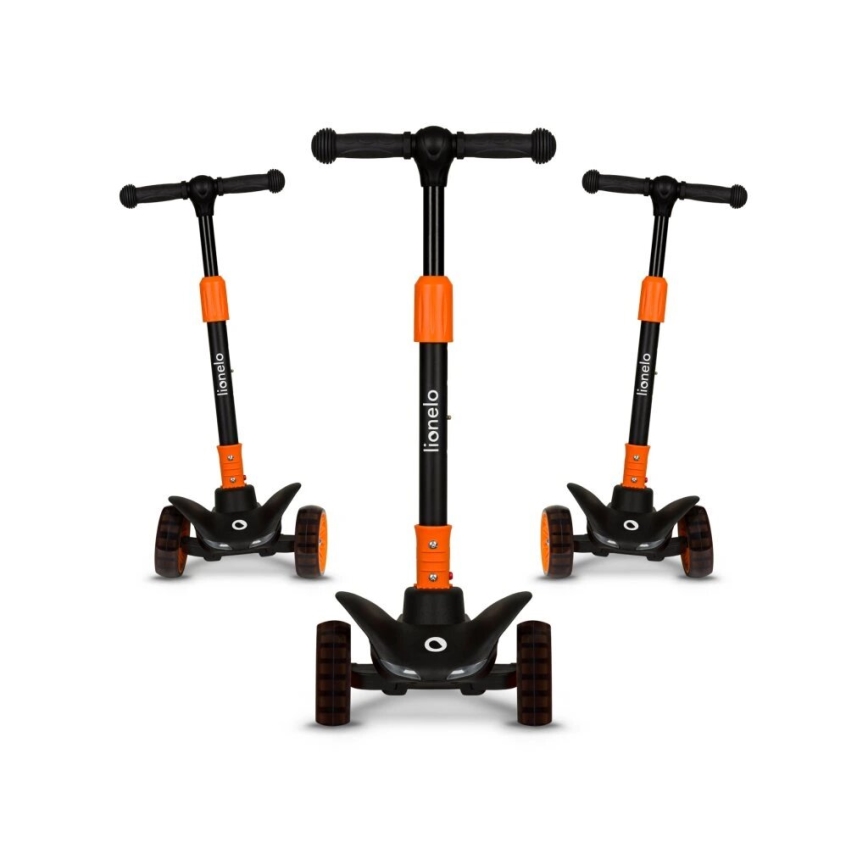 Lionelo - Barn sparkcykel TIMMY 3xAA orange/svart