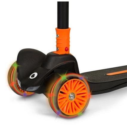 Lionelo - Barn sparkcykel TIMMY 3xAA orange/svart