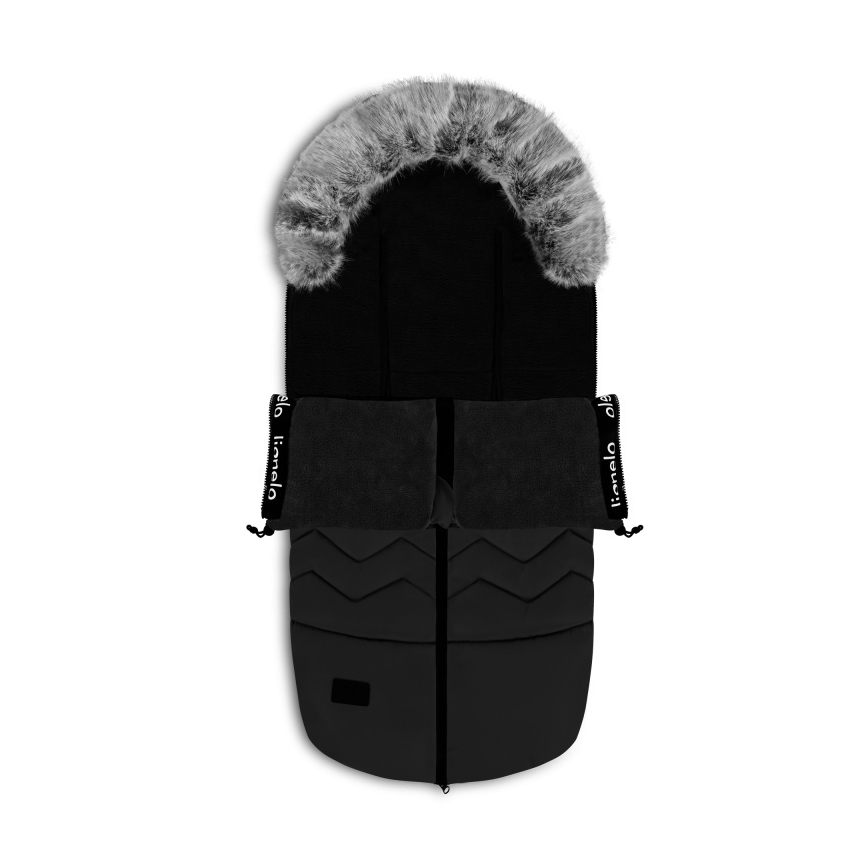 Lionelo - Barnåkpåse FRODE Black Carbon