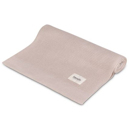 Lionelo - Barnfilt BAMBOO BLANKET 75x100 cm Beige sand